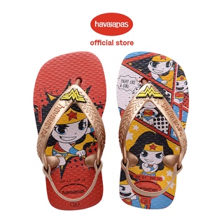 Havaianas รองเท้าแตะ สีเมทัลลิก สีทอง สําหรับเด็ก