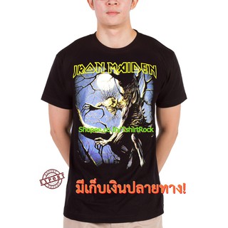 เสื้อยืดวินเทจเสื้อวง Iron Maiden เสื้อผ้าแฟชั่น ไอเอิร์นเมเดน ไอร่อน เสื้อวินเทจ เสื้อยืดผช เสื้อวินเทจ RCM387S-5XL