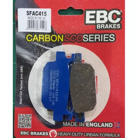 ผ้าเบรค EBC Brakes รุ่น Carbon /ผ้าเบรคหลัง Forza 300 350, ADV150, ADV160,ADV350, Click160 , PCX160 (ABS) Benelli TNT300