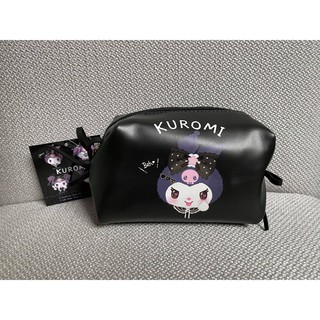 กระเป๋า pouch หนัง Kuromi คุโรมิ (งานลิขสิทธิ์)