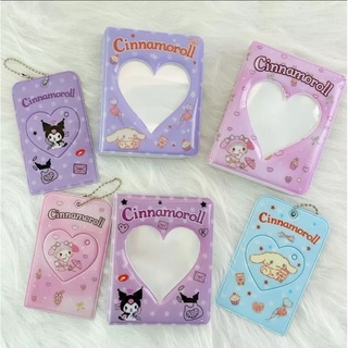 พร้อมส่ง mini collect book 36 ช่อง แฟ้มเก็บการ์ดลาย cinnamoroll ม่วง ฟ้า ชมพู