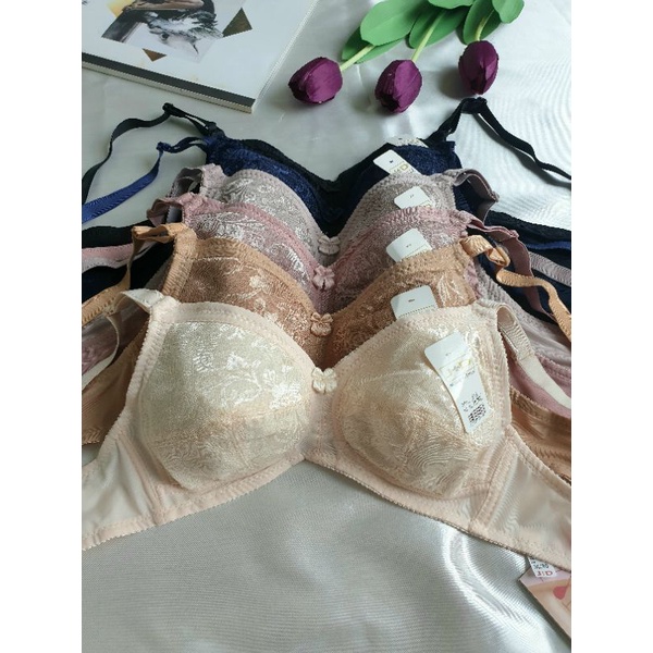 🧸เสื้อใน JD👙 คัพA งานลูกไม้เนื้อดี สวย ไร้โครง ไร้ฟอง ทรงสวย ไม่กดทับ (Size 34-46)