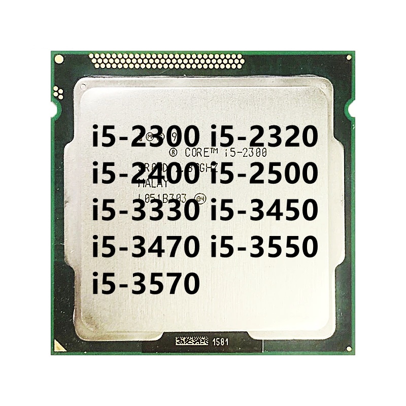 โปรเซสเซอร์ CPU i5-2300 i5-2320 i5-2400 i5-2500 i5-3330 i5-3450 i5-3470 i5-3550 i5-3570 Quad Core LG