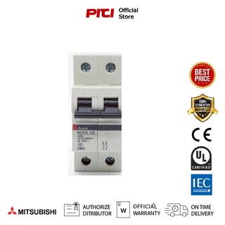 Mitsubishi BH-D10 2P 50A Miniature Circuit Breaker MCB ลูกย่อยเบรกเกอร์