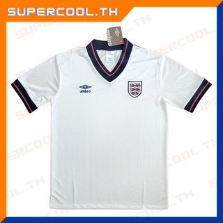 England 1986 World Cup Final Jersey เสื้อบอลย้อนยุคทีมชาติอังกฤษ เสื้อฟุตบอลอังกฤษ เสื้อทีมชาติอังกฤษ เสื้อengland