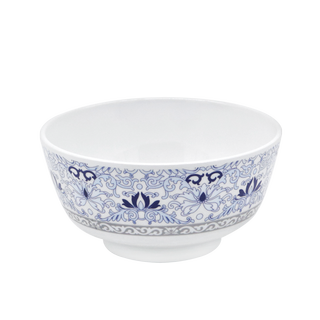 ถูกที่สุด✅  ชามเมลามีนทรงกลม VANDA รุ่น B922-4 ขนาด 4 นิ้ว สีน้ำเงิน - ขาว Bowls &amp; Plates