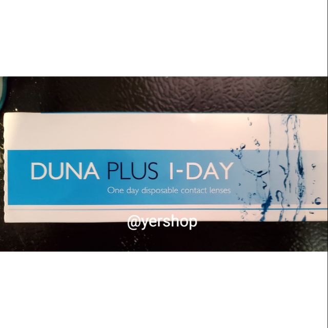 💯แบ่งขาย DUNA PLUS 1-DAY คอนแทคเลนส์แบบใสรายวัน -3.25