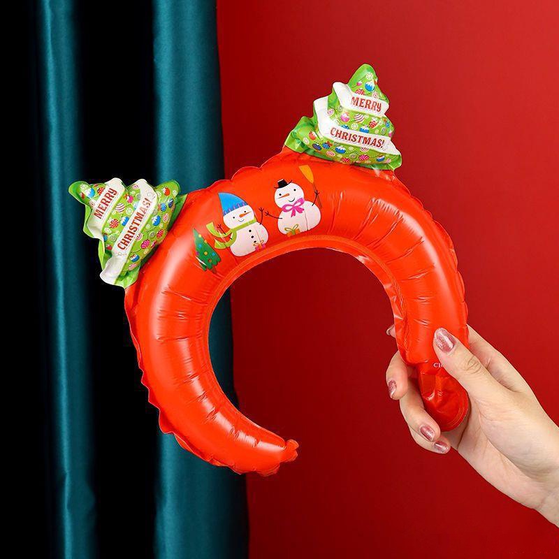 ที่คาดผม รูปซานตาคลอส สโนว์แมน สําหรับปาร์ตี้คริสต์มาส ปีใหม่ - รูปที่ 6