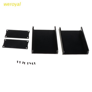 Weroyal กล่องเคสอลูมิเนียม กันฝุ่น DIY สําหรับจัดเก็บเครื่องดนตรี