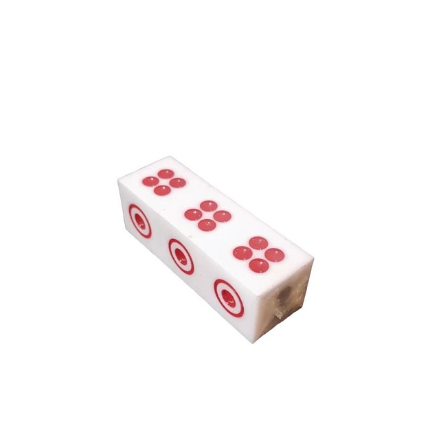 ลูกเต๋า ขนาด 5 หุน *เบา พิเศษ*  ลูกเต๋า  สีขาว - รูปที่ 2