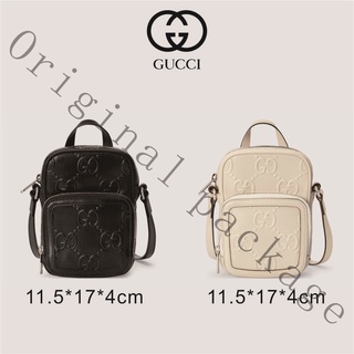 Brand new genuine Gucci GG print embossed mini handbag