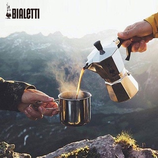 💗เตรียมจัดส่ง💗Bialetti หม้อต้มกาแฟ Moka Pot ของแท้ Made in Italy หม้อต้ม กาแฟ MOKA POT