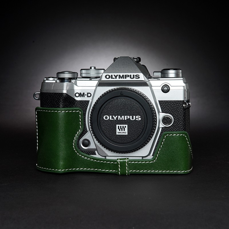 Tp กระเป๋ากล้องหนังวัวแท้ Olympus Em 5 Mark Iii Em 5 3