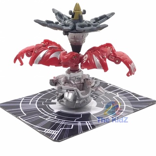 บาคุกัน BAKUGAN Mechtanium Surge Red Pyrus Bolcanon (สีตรงอนิเมชั่น) &amp; Hyper Pulsor Spin Master Rare