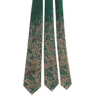 Circuit Board Tie - Mens Neck Tie - Circuit Board Necktie - Geek Gift - Tech Gift