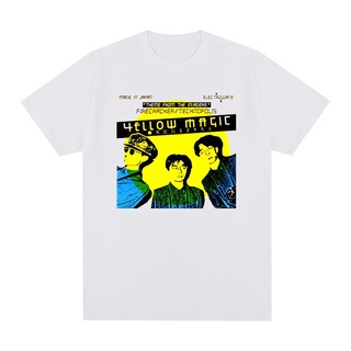 ใหม่ เสื้อยืดลําลอง แขนสั้น คอกลม พิมพ์ลาย Ymo Yellow Magic Orchestra สไตล์วินเทจ สําหรับผู้ชายS-5XL