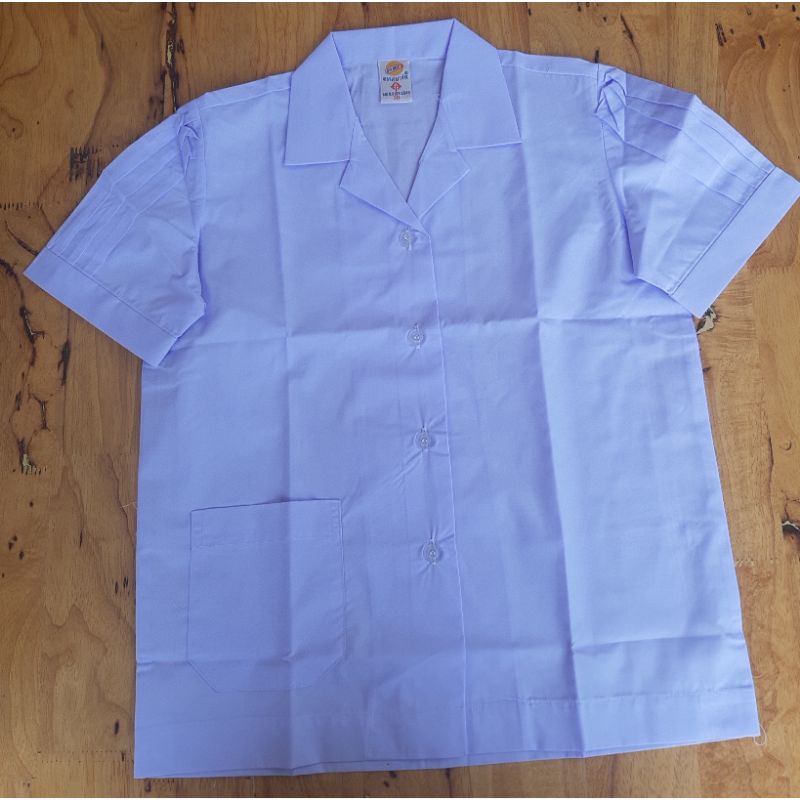 เสื้อนักเรียนหญิง คอฮาวาย ป.1 – ป.4 ปักชื่อ + อักษรย่อโรงเรียน ราคาประหยัด size 30-44 ห้ามพลาด! ราคา ถูกที่สุด ดีลบีเคเค แกลเลอรีภาพที่ 2