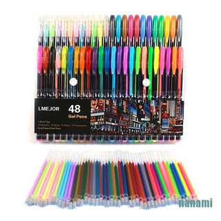 (Nanami) หมึกเจล สีนีออน ชุดละ 48 ชิ้น