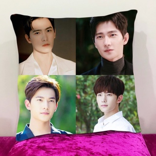 หมอนอิงสั่งทำ ใส่ได้4รูป หมอนอิงขนนุ่ม หมอนอิงโซฟา หมอนอิงในรถ หมอนอิง Cushions YANG YANG หยางหยาง