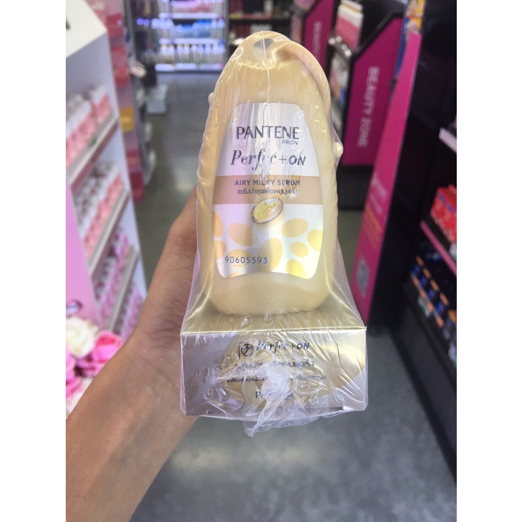 แพ็ค3 PANTENE PERFECT + ON AIRY MILKY SERUM (40 ml.x3 หลอด) แพนทีน เพอร์เฟค + ออน แอร์รี่ มิลกี้ เซรั่ม
