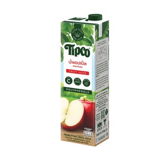 น้ำแอปเปิ้ล 100% 1 ลิตร ทิปโก้ 100% apple juice 1 liter Tipco