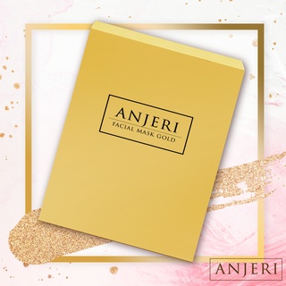 แผ่นมาส์กหน้า Anjeri Facial Mask Gold สูตรทองคำบริสุทธิ์