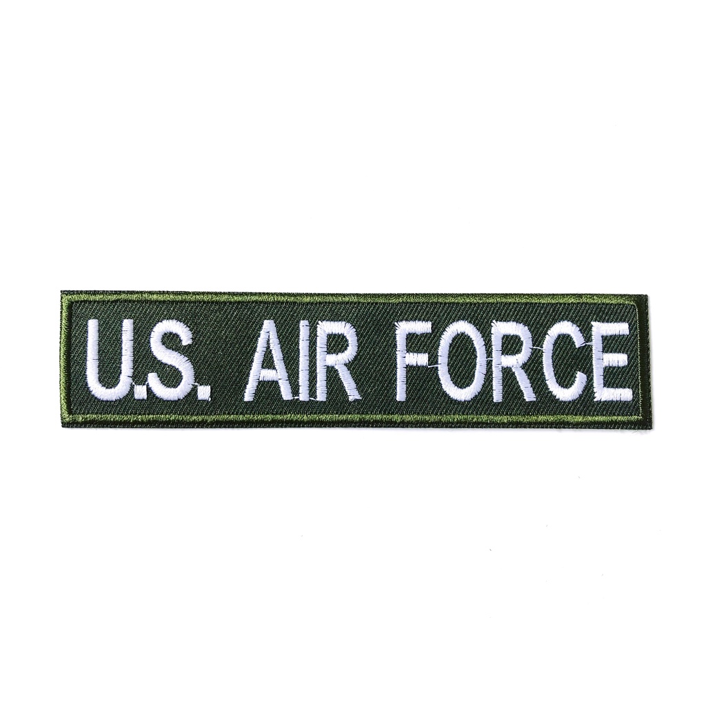ตัวรีดติดเสื้อ US AIR FORCE กองทัพอากาศสหรัฐ ทหาร ไบเกอร์ งานเท่ห์ๆ ตัวรีด (Size M) อาร์มรีด อาร์มรีดติดเสื้อ