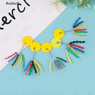 [Ruibull] Rubber Float Stops Space Beans Oval Stopper Connector Line Buoys Fishing Float Hot Sale