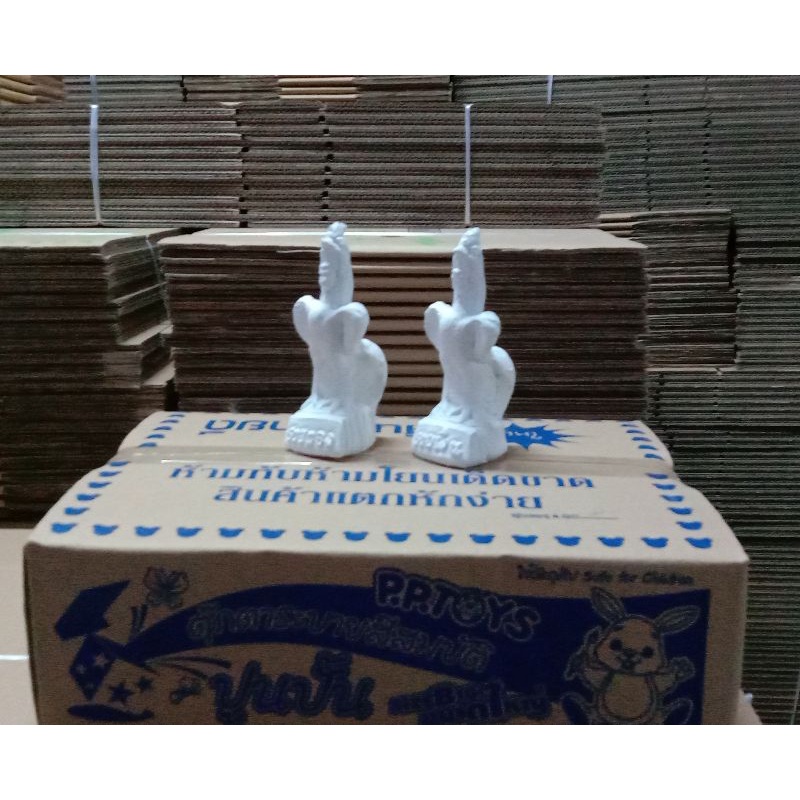 ตุ๊กตาระบายสีปูนปั้นปูนปลาสเตอร์ระบายสีรูปไก่