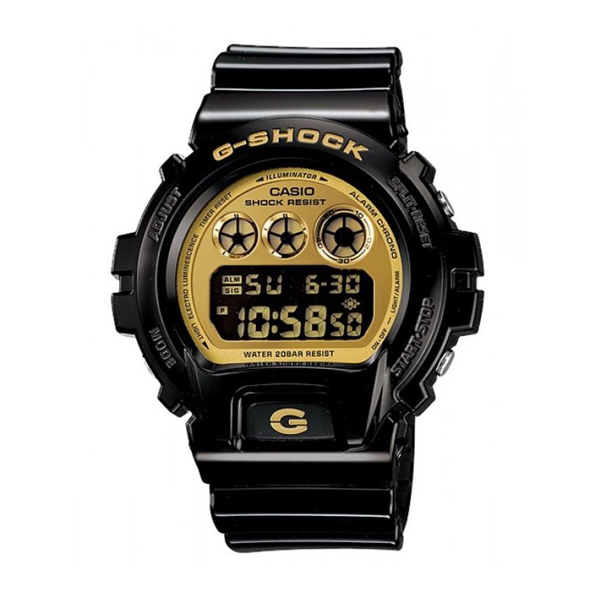Casio G-Shock นาฬิกาข้อมือผู้ชาย รุ่น DW-6900CB-1DR (Black/Gold)