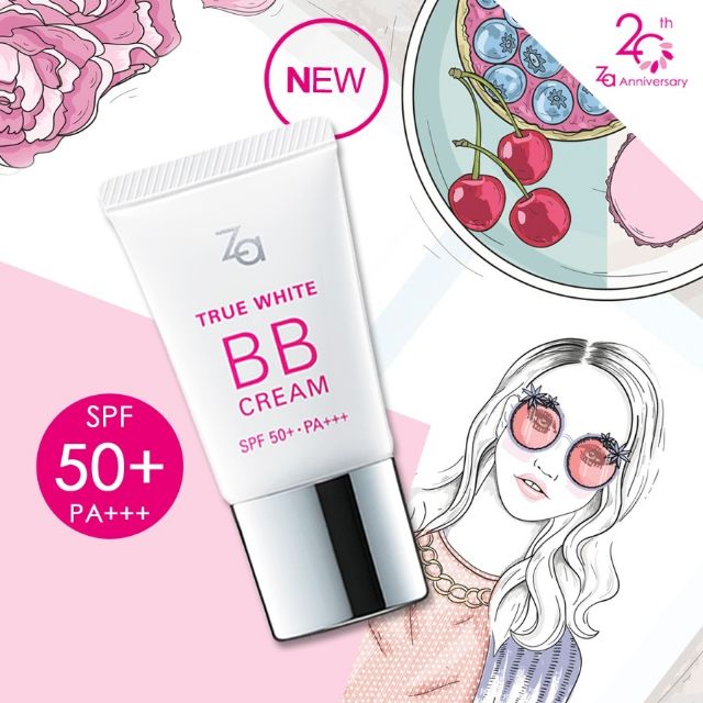 ของแท้💯% Za True White Ex BB Cream SPF 50+