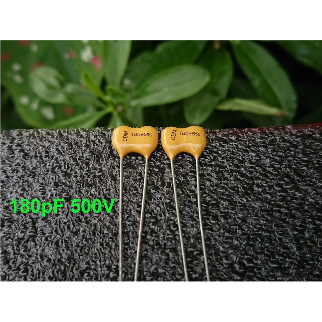 180pF 500V 5% Silver Mica CDM Capacitor (5.9mm)