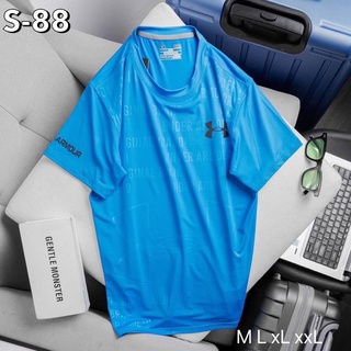 พร้อมส่ง - เสื้อกีฬา เสื้อออกกำลังกายผู้ชาย มี 6 สี