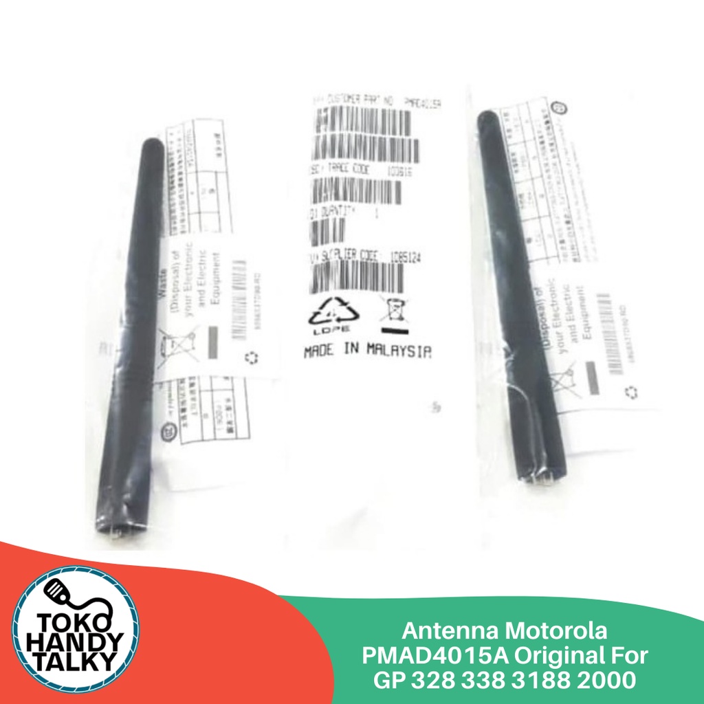 ANTENNA MOTOROLA PMAD4015A ORIGINAL สําหรับ GP 328 338 3188 2000 ใหม่