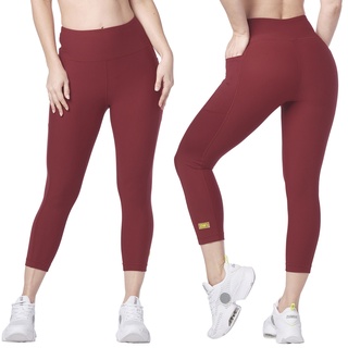 Zumba Dance High Waisted Crop Leggings (กางเกงเลกกิ้งออกกำลังกายซุมบ้า)