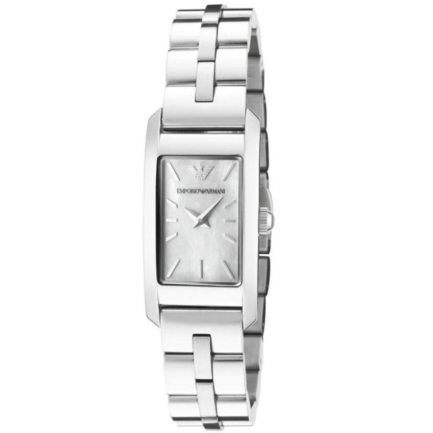 Emporio Armani นาฬิกาข้อมือผู้หญิง สีเงิน สายสแตนเลส รุ่น AR0733