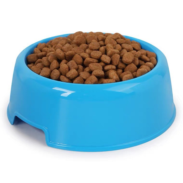 PEKO PETCAT ชามอาหารสัตว์เลี้ยง [BL024]  ทรงกลม แบบ 1 หลุม ชามอาหารแมว ชามอาหารหมา ชามอาหารสัตว์