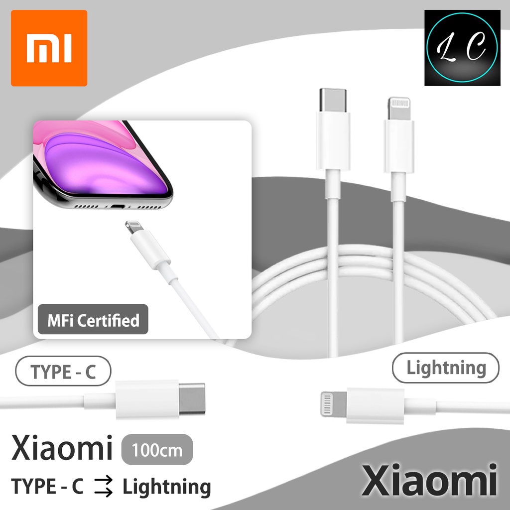 สาย Xiaomi C ถึง L 100 ซม. CTL01ZMC