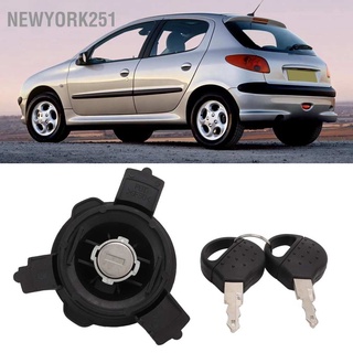 Newyork251 ฝาล็อคถังน้ํามันเชื้อเพลิง 1508H2 แบบเปลี่ยน สําหรับ Peugeot 206 207 1 ชิ้น