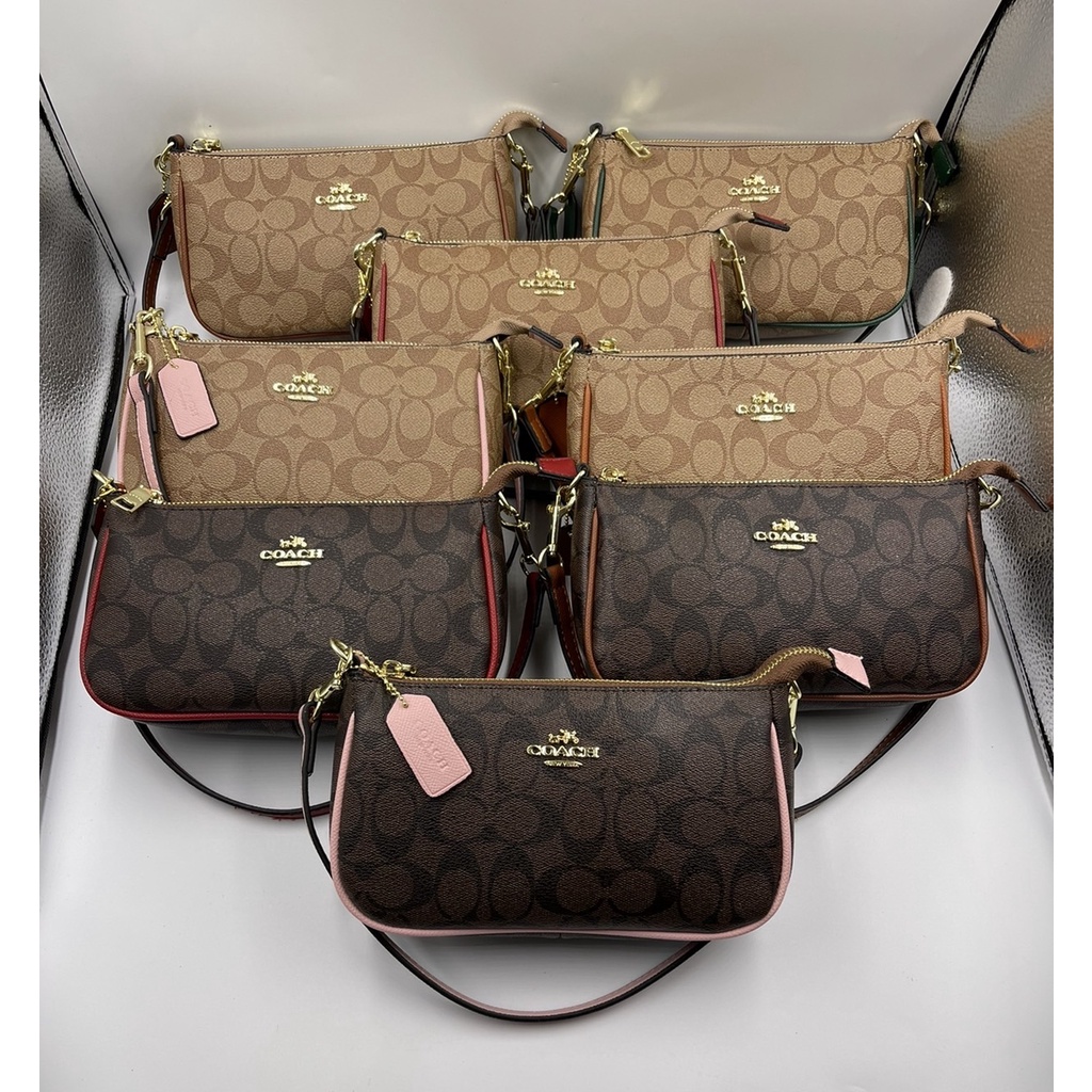 กระเป๋าสะพายข้างผู้หญิง COACH สินค้าแนะนำ ยอดนิยม พร้อมส่งสวยมาก รุ่นใหม่มาล่าสุด2022 8นิ้ว
