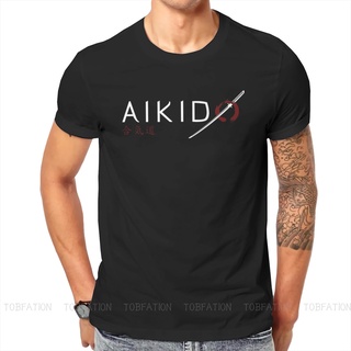 เสื้อยืดแขนสั้น พิมพ์ลายกราฟฟิค Aikido Hapkido Boken TANTO JO สไตล์ฮิปฮอป คุณภาพสูง ของขวัญสามารถปรับแต่งได้