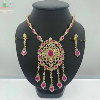 Elegant you สร้อยคอชุดไทยซ็ต เครื่องประดับ ต่างหูคลิป เจ้าสา…