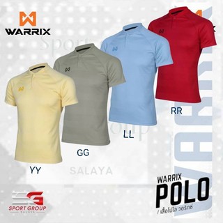 WARRIX เสื้้อโปโลแขนสั้น วอริกซ์ WARRIX RIBBED WA-203PLACL02 แท้100%