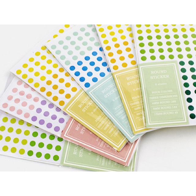 Dot Sticker สติกเกอร์จุด