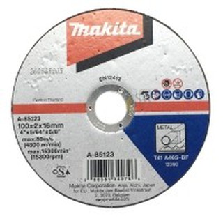 แผ่นตัดเหล็ก 4" 2มิล MAKITA รหัส A-85123