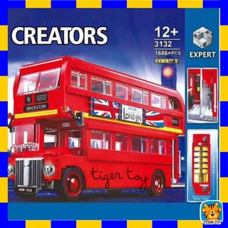 ตัวต่อ 3132 London Bus สีเเดง จำนวน 1,686 ชิ้น