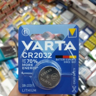 ถ่านรีโมท Varta CR2032 Lithium 3V แพคเดี่ยว จำนวน 1ก้อน ของใหม่ ของแท้ แบรนด์เยอรมัน