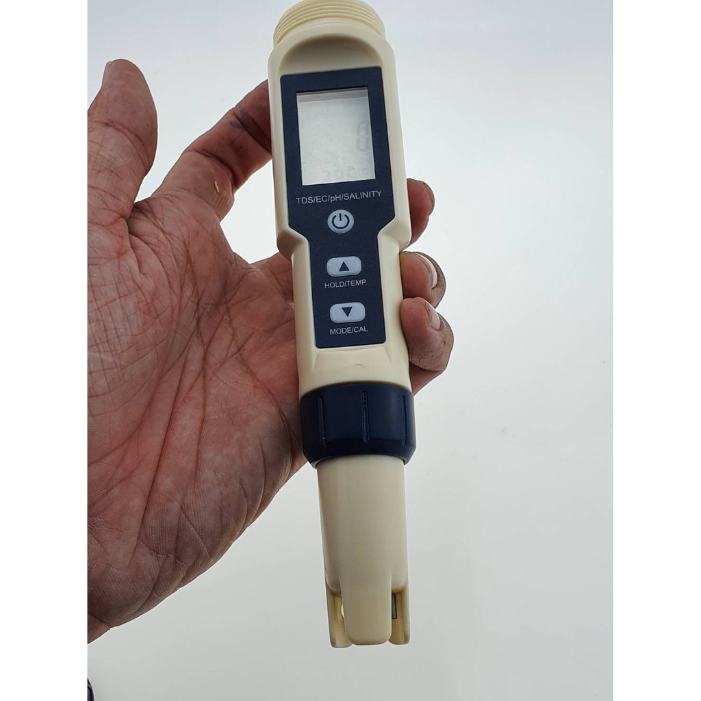 เครื่องวัดค่า PH วัดอุณหภูมิ วัด TDS วัด EC วัดเกลือ สำหรับตรวจสอบคุณภาพน้ำ ในบ่อเพาะเลี้ยงสัตว์น้ำ และตรวจสอบคุณภาพน้ำ ราคา ถูกที่สุด ดีลบีเคเค แกลเลอรีภาพที่ 4
