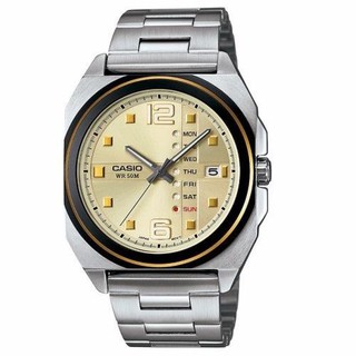 Casio Standard นาฬิกาข้อมือผู้ชาย สายสแตนเลส รุ่น MTF-117BD-9AVDF