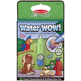 [ระบายน้ำ+รียูส]รุ่น 5376 ระบายสีด้วยน้ำรุ่นสัตว์ Melissa &amp; Doug Water Wow Reusable Animal เล่นซ้ำได้ พกพาดี มีคุณภาพ ทนทาน